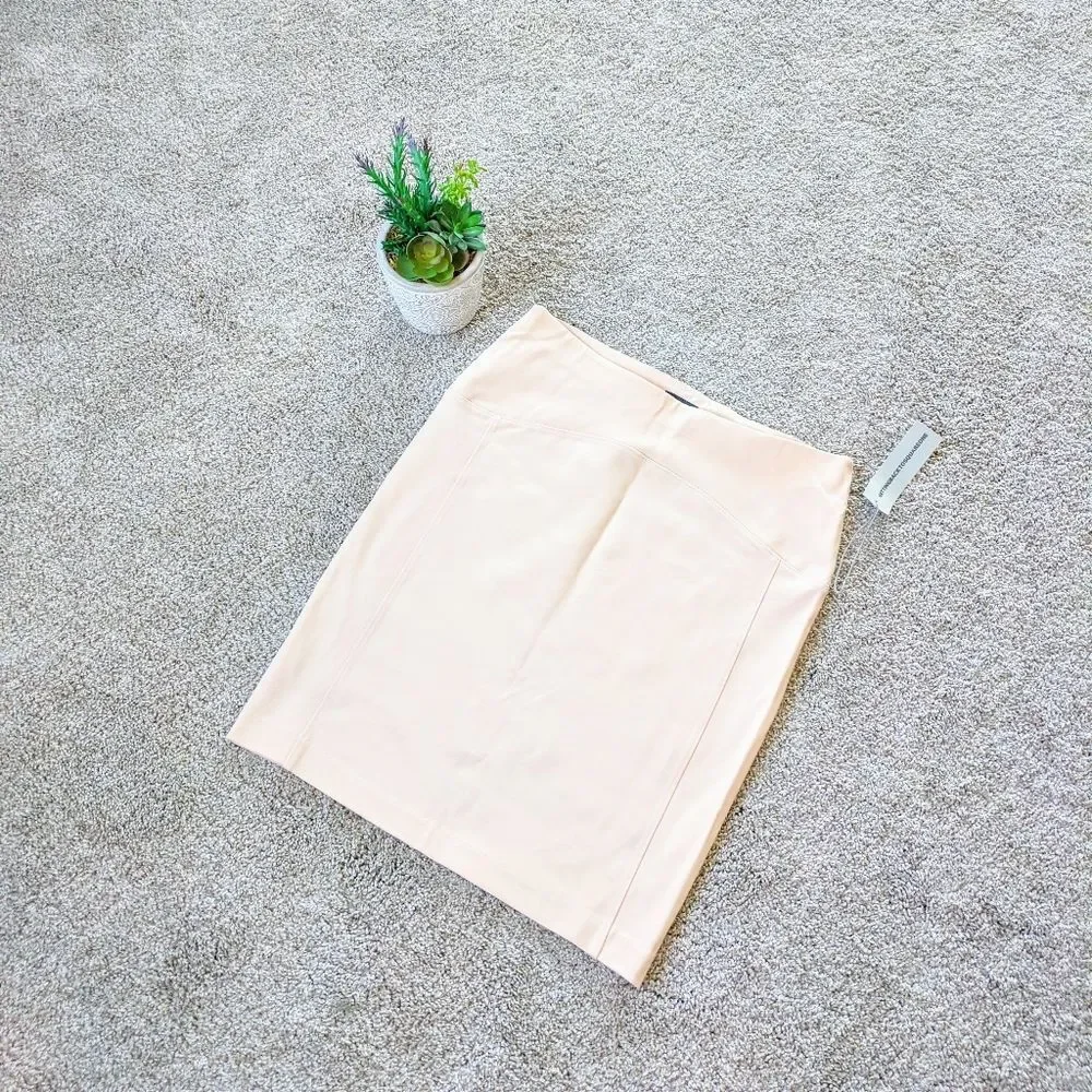 Getting Back To Square One Revolve Mini Skirt Peach Nude Medium Office Work NWT